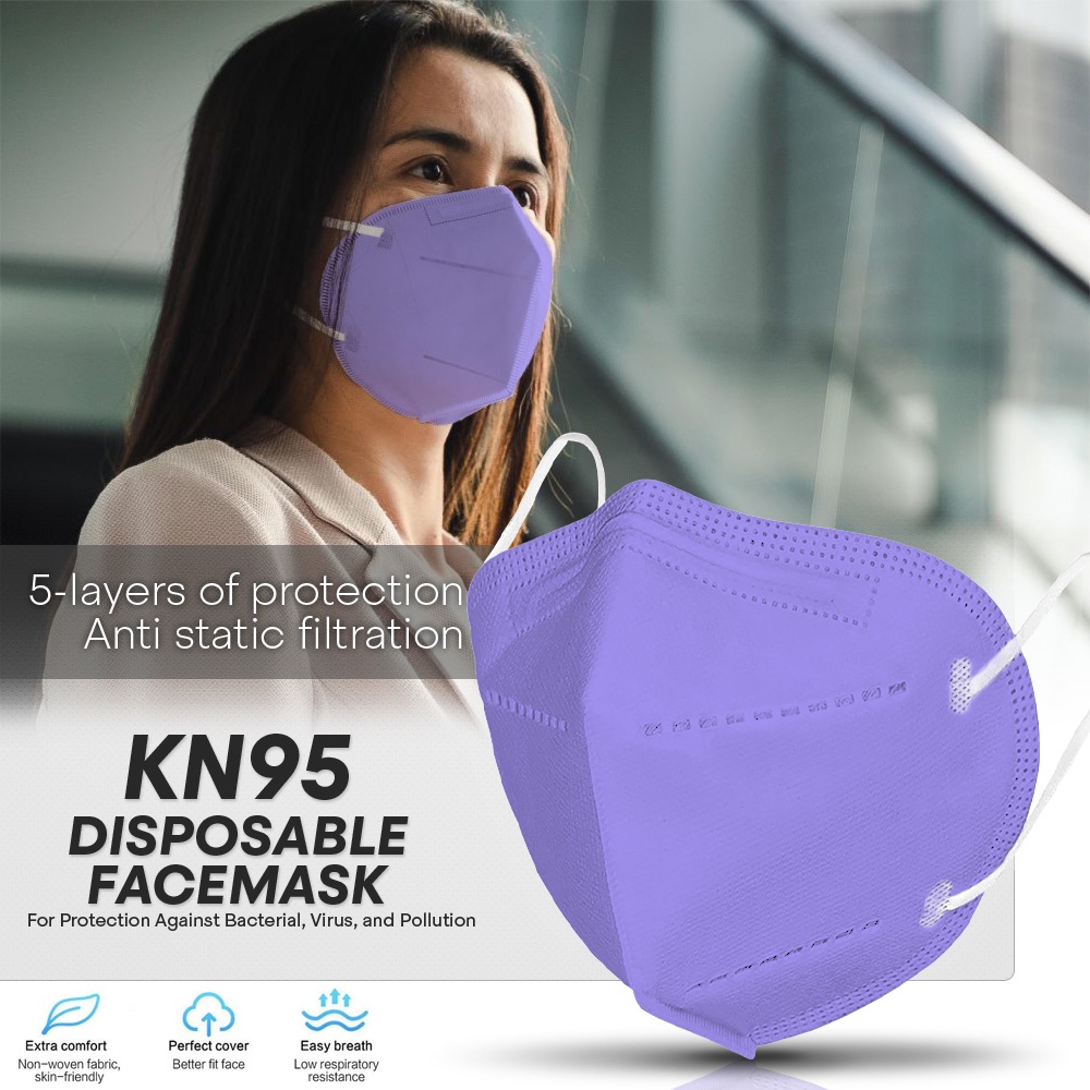 KN95 Mask 10pcs Per Pack 5ply High Protection Wholesale Available