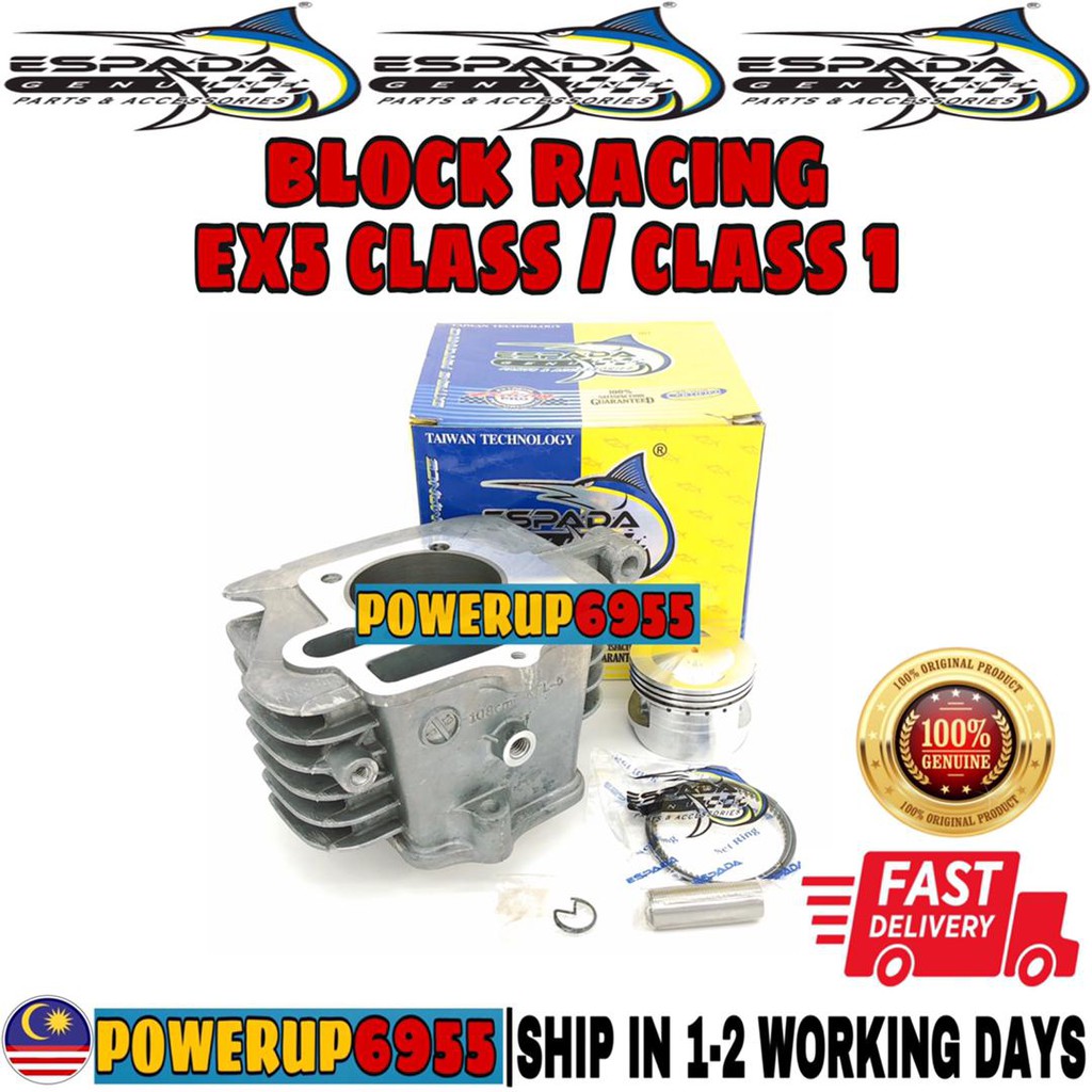 Original Espada Racing Block Blok Ex Class Class Blok Mm