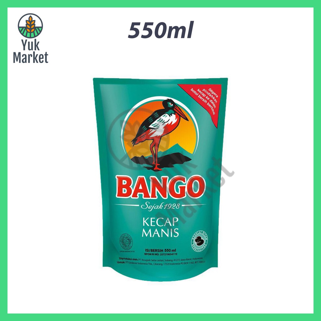 Sweet Soy Sauce Bango Refill 550ml Shopee Malaysia