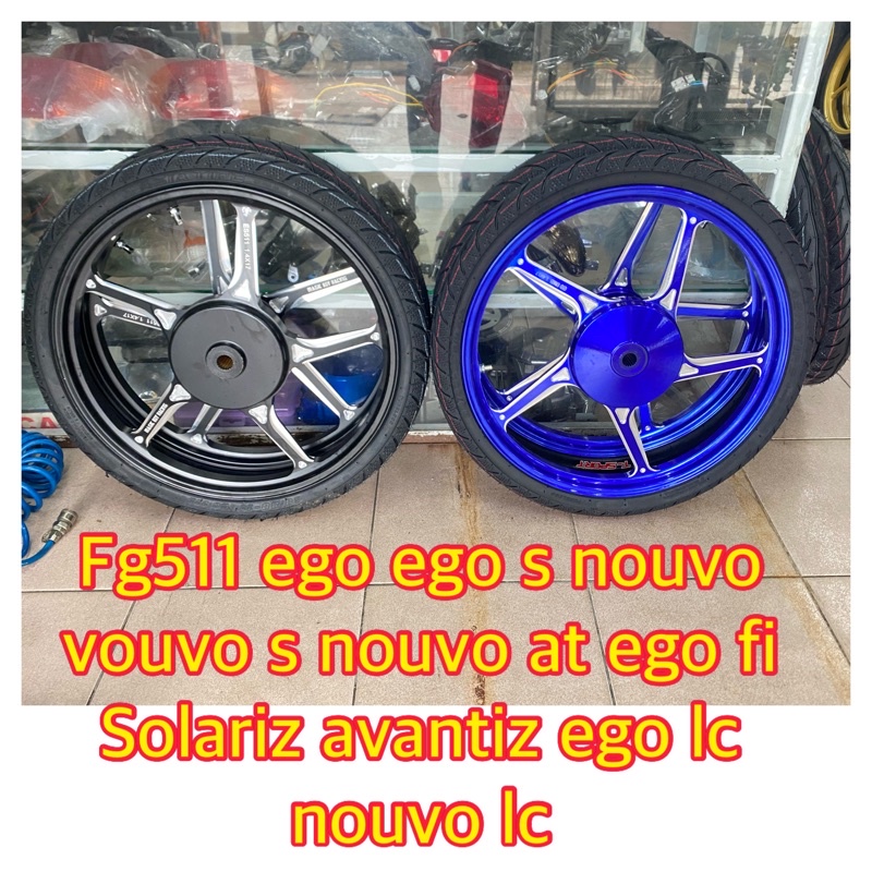 Free Tayar Pakej Sport Rim Fg Ego Solariz Avantiz Ego Lc Nouvo Lc