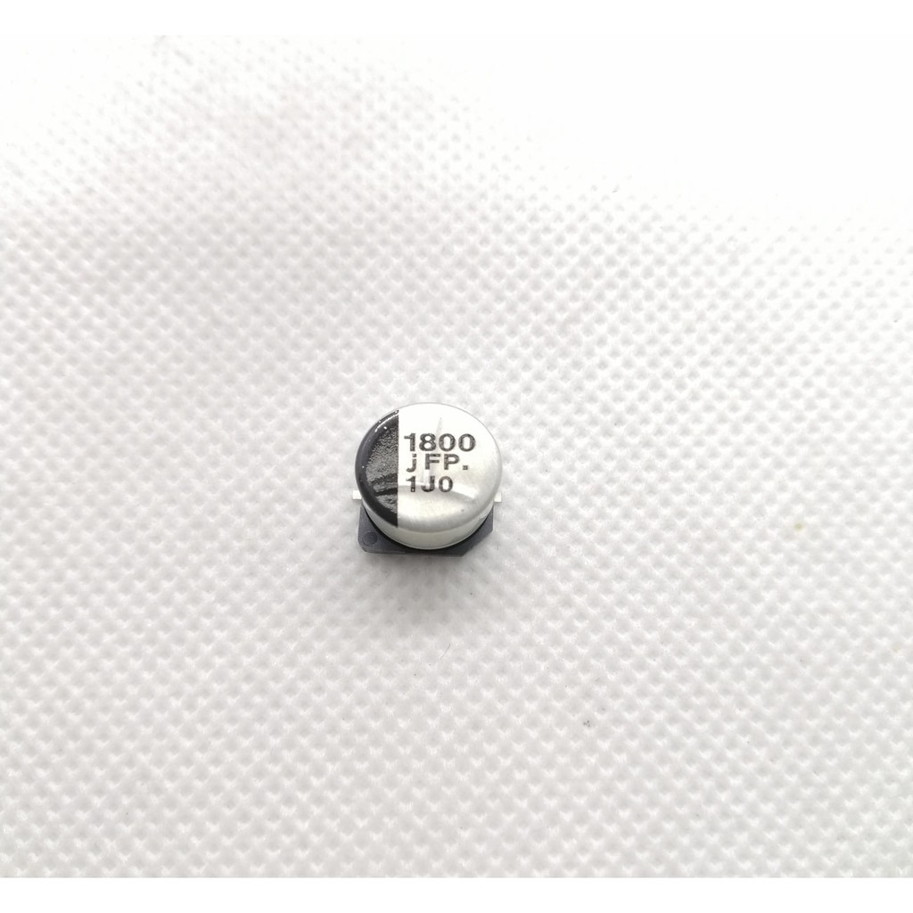 Panasonic 1800uF 6 3V 105C SMD Capacitor 10mm X 10 2mm Shopee