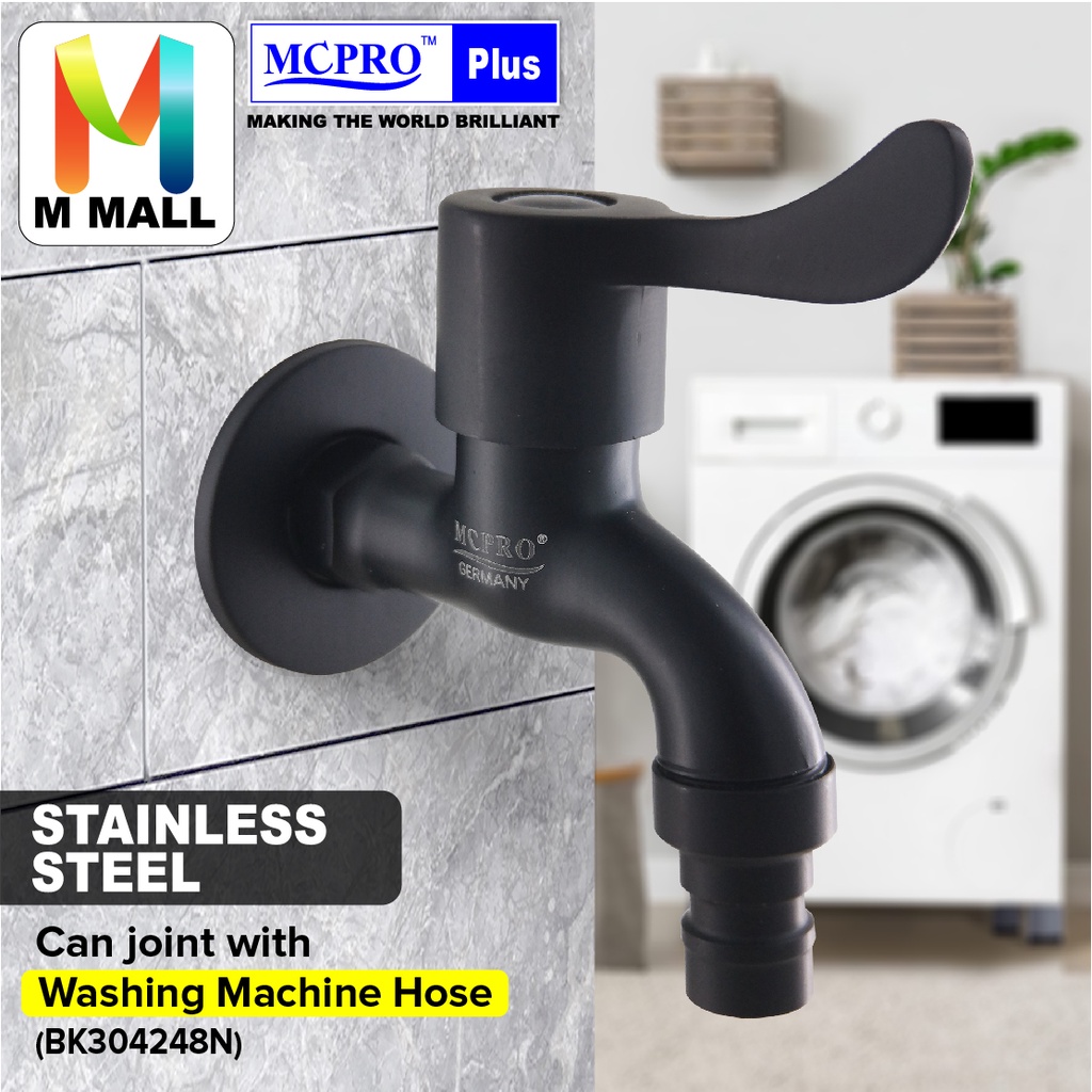 Mcpro Plus Black Oxide Coated On Stainless Steel Bathroom Faucet