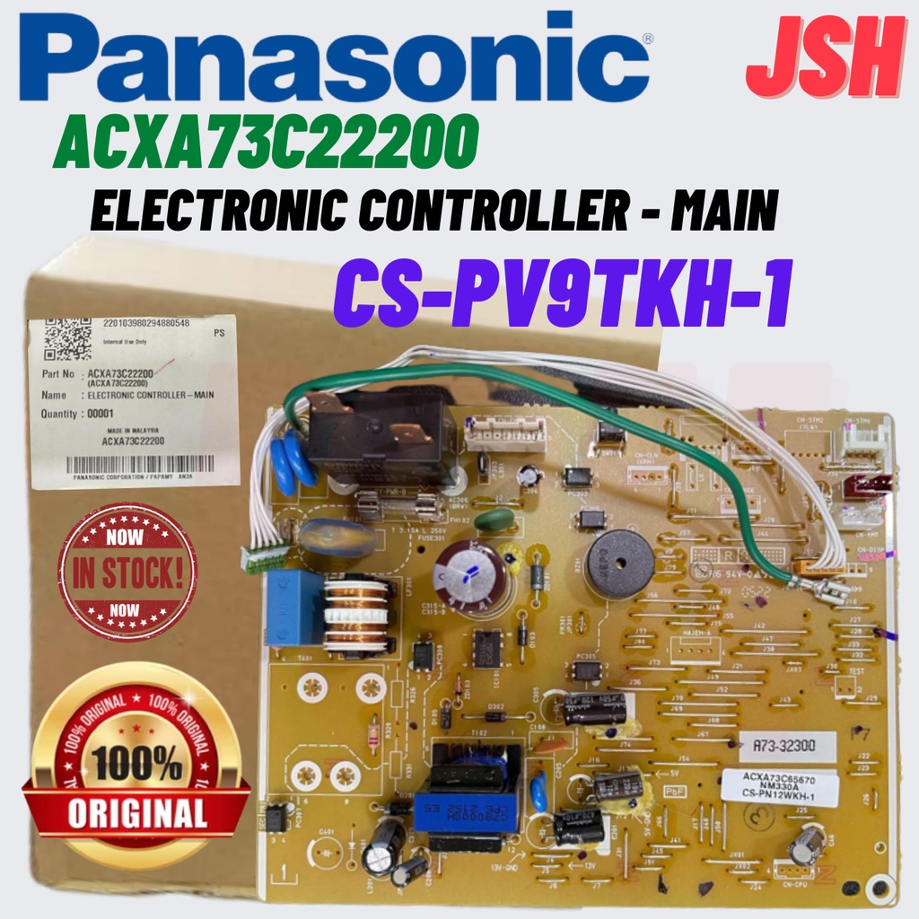 PANASONIC 1 0HP WALL TYPE INDOOR PC BOARD CS PV9TKH 1 ACXA73C22200