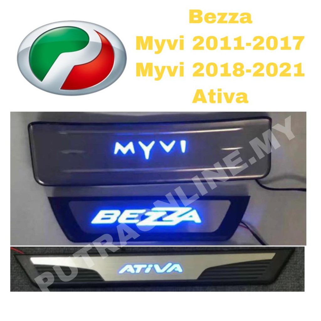 Perodua Bezza Myvi Ativa Led Door Step Panel Side