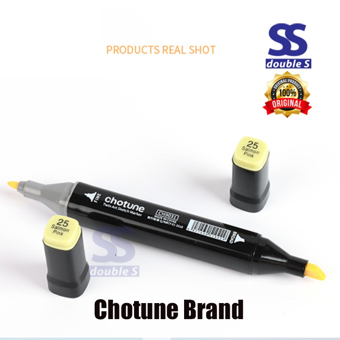 Touch Cool Chotune Colours Graphic Art Twin Tip Marker Pen