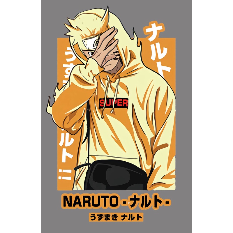 Naruto Ironing Sticker Clothes Hot Ironing Stiker Vinyl Heat Transfer