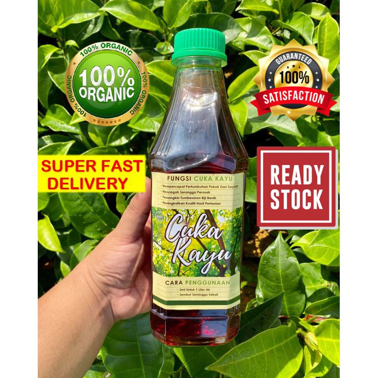 Cuka Kayu Asli Grade Aaa Natural Wood Vinegar Racun Organik