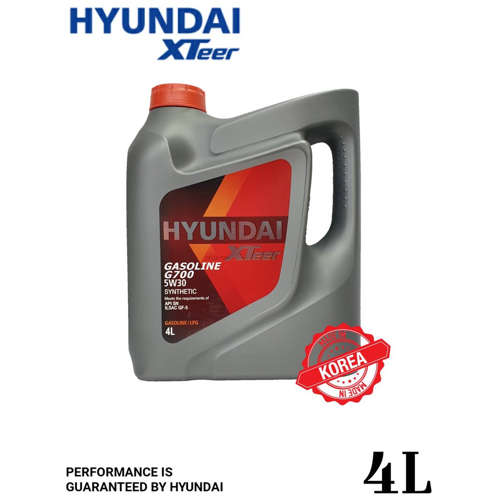 Hyundai Xteer W Engine Oil L Shopee Malaysia