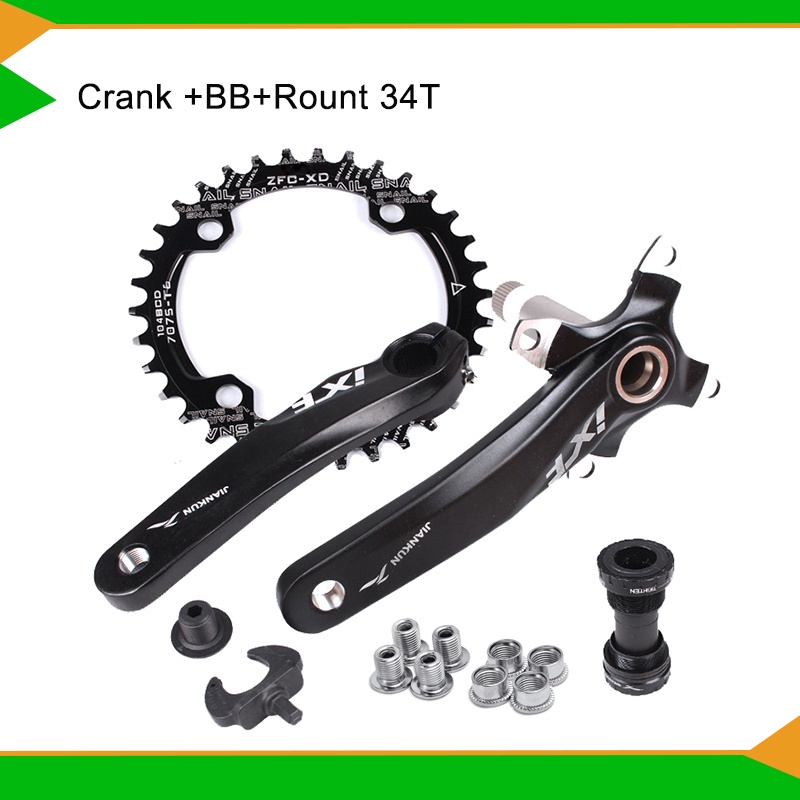 Ixf Mtb Crankset Bcd Mountain Bike Bicycle Hollow Integrated Crank