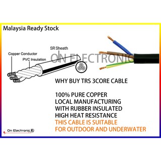 Gang Heavy Duty Trailing Extension Socket Meter Trs Cable