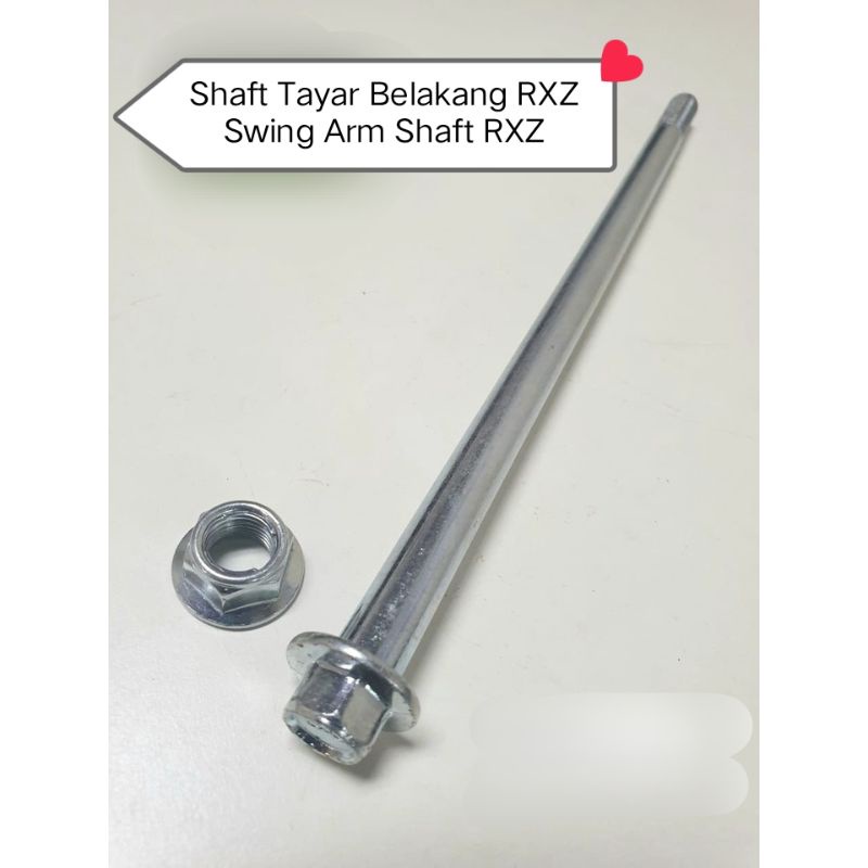 Shaft Tayar Belakang Rxz Shaft Swing Arm Rxz Rear Wheel Shaft Shopee