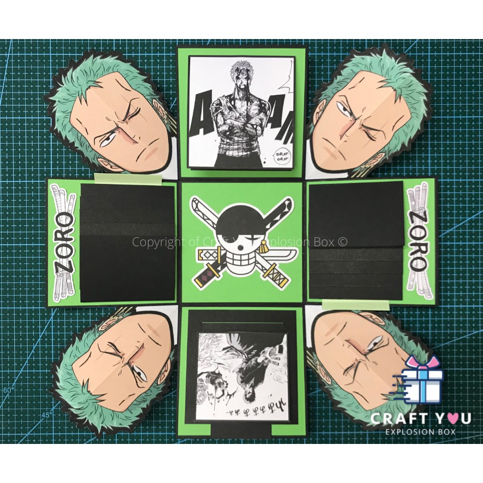 Roronoa Zoro Explosion Box Diy Surprise Gift Box Birthday