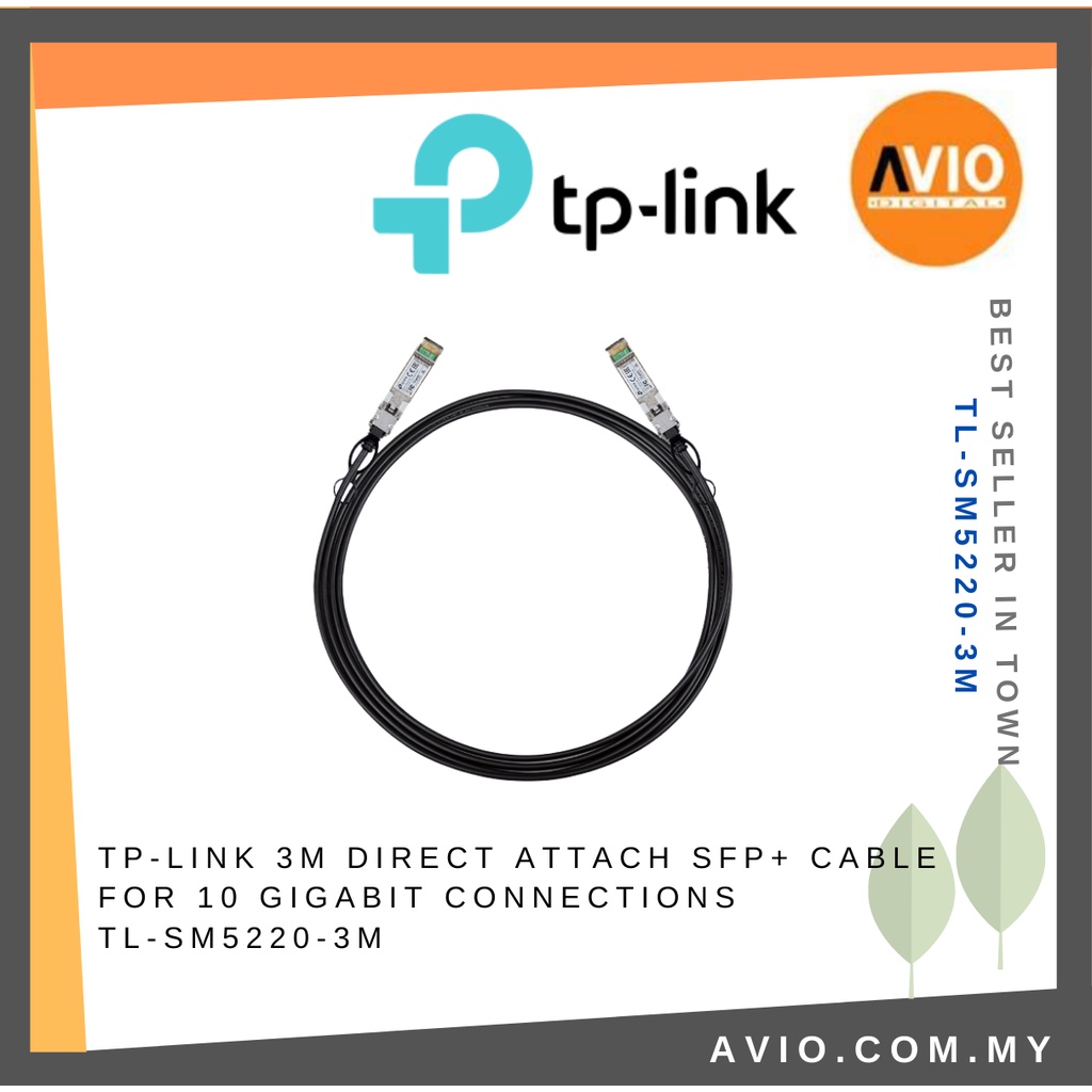 Tp Link M Direct Attach Sfp Cable For Gigabit Connections Tl