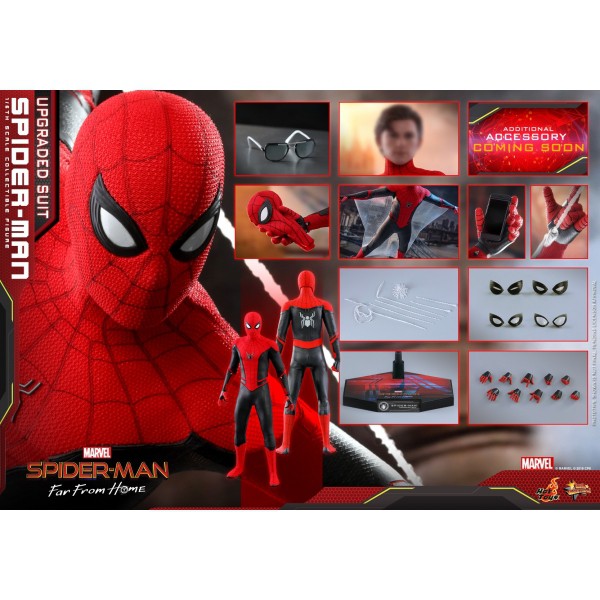 Ready Stock Hot Toys MMS542 Spider Man Far From Home 1 6th