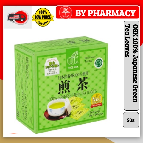 FOC 10 PACKS OSK ORIGINAL JAPANESE GREEN TEA 2GX 50 PACKS EXP 07