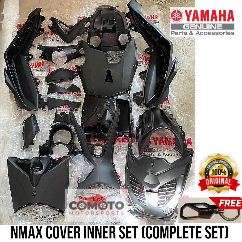 Yamaha Nmax Cover Hitam Black Cover Inner Cover Full Complete Set