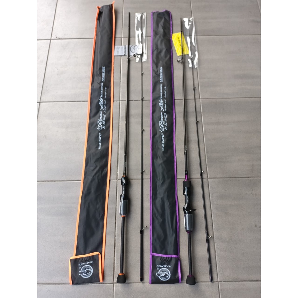 SEAHAWK ROVER LITE BLACK EDITION SPINNING CASTING ROD Shopee Malaysia