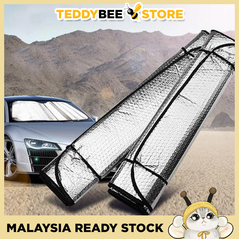 Auto Car Front Rear Windscreen Foldable Reflective Sunshade