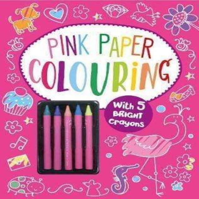 BBW Pink Paper Colouring ISBN Shopee Malaysia