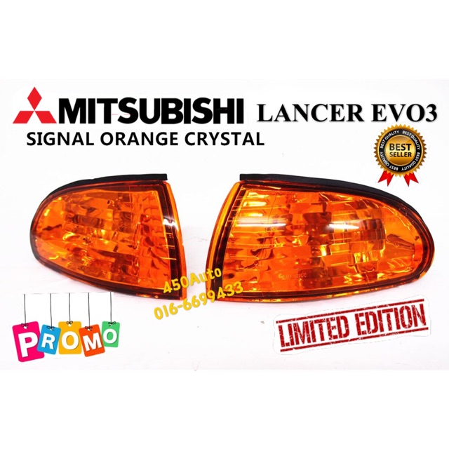 Mitsubishi Lancer Evo Evo Cb Side Lamp Set Corner Light Amber