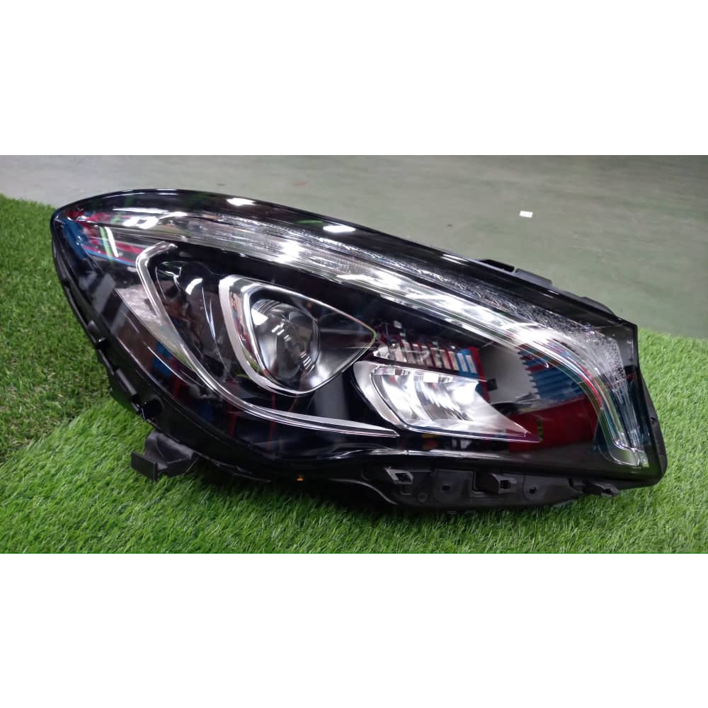 Mercedes Cla Class C Head Lamp Empty Rh Ecu W Xenon Led Daylight