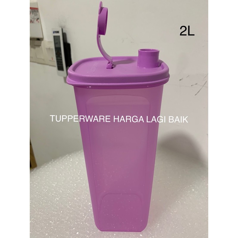 Tupperware Slimline Fridge Water Bottle 2L 1pc Shopee Malaysia