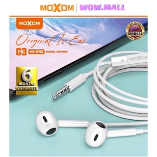 Wow Mall Moxom Mx Ep Earphone Bass Wired Earphone With Mic Mm In