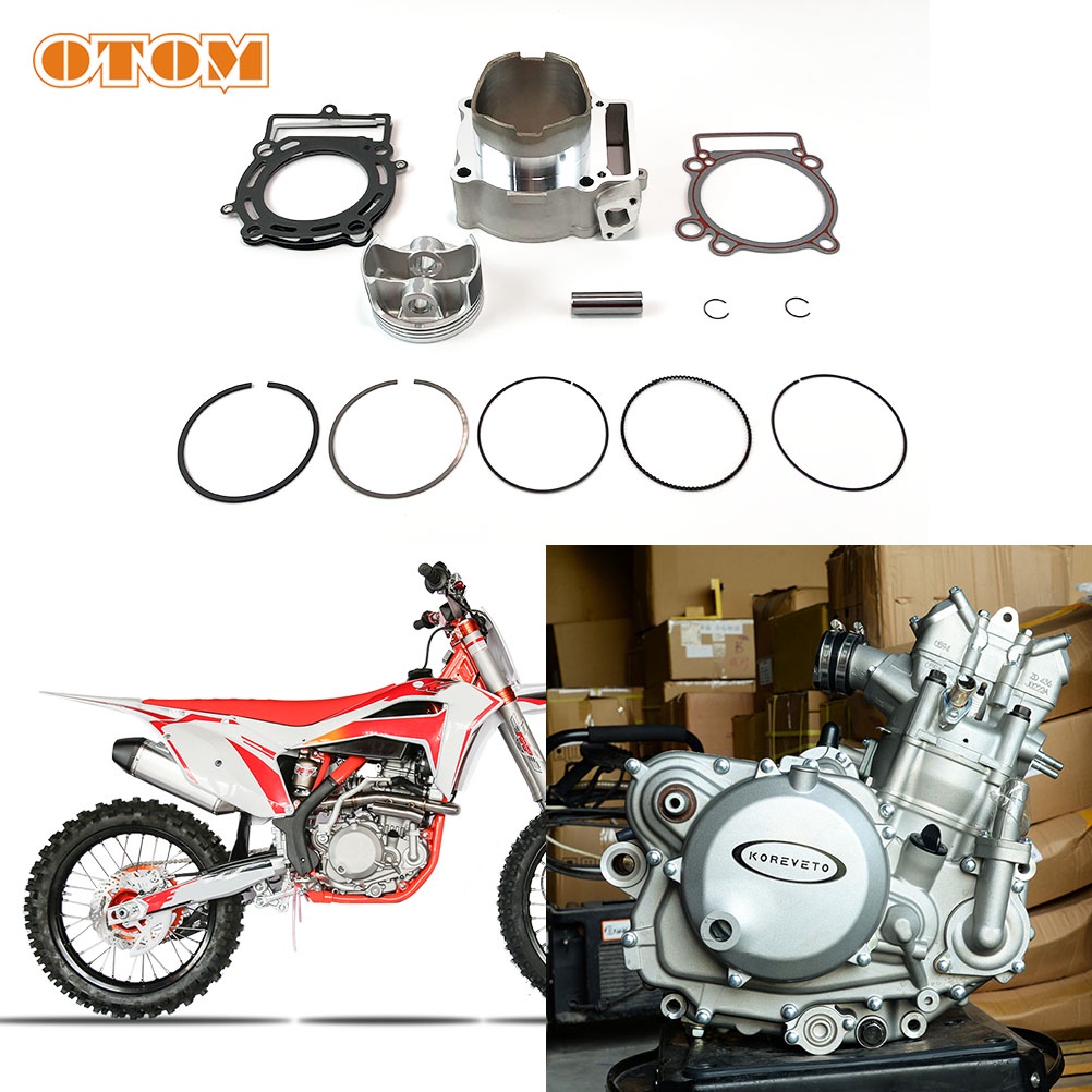 OTOM NC300 Cylinder Kit 82mm Ceramic Big Bore Piston Ring Gasket For