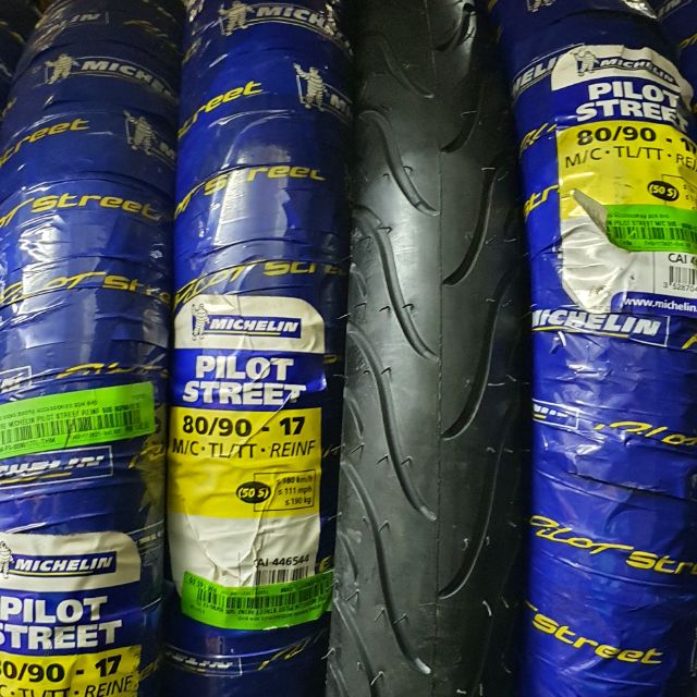 TYRE MICHELIN PILOT STREET REINF 50S 80 90 17TL TT Shopee Malaysia