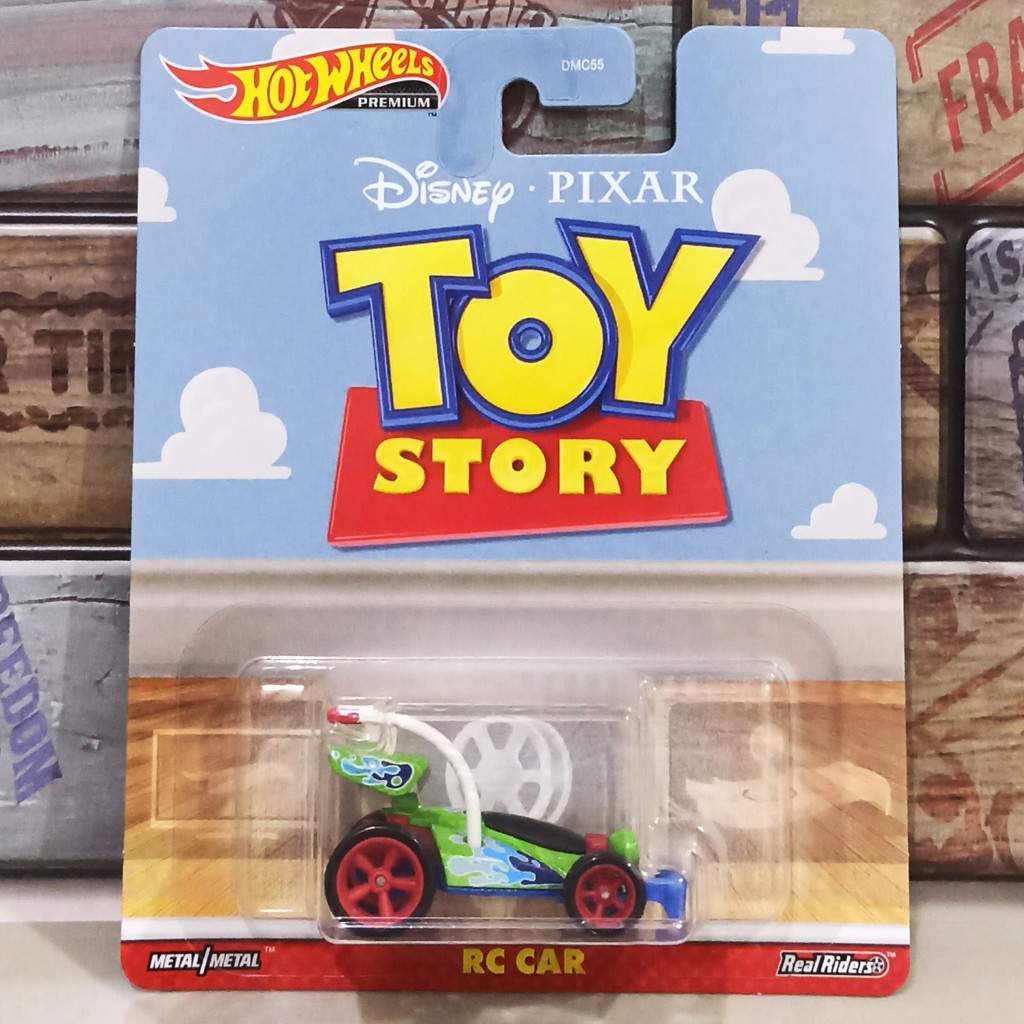 HOT WHEELS Premium Rubber Back To The Future Time Machine Movie Toys Story Pizza RC Ricks