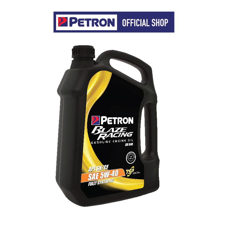 Petron Blaze Racing Fully Synthetic 5W 40 Engine Oil 4L Shopee Malaysia