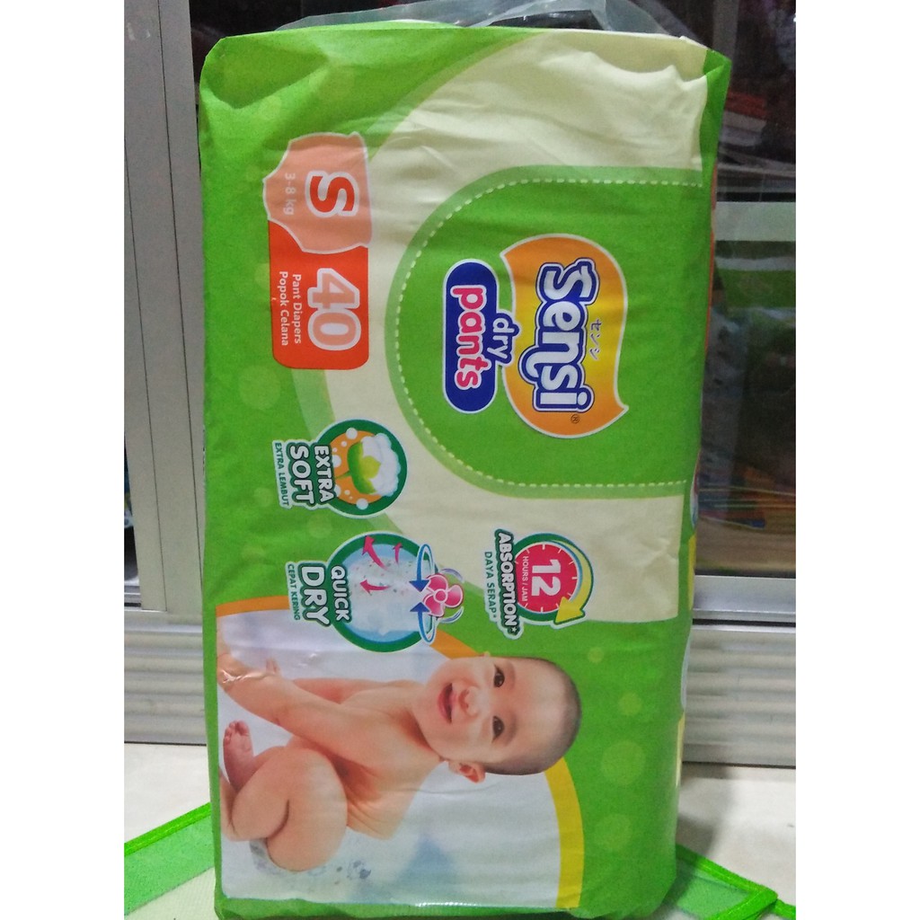 Sensi Pants Baby Diapers Various Sizes Shopee Malaysia