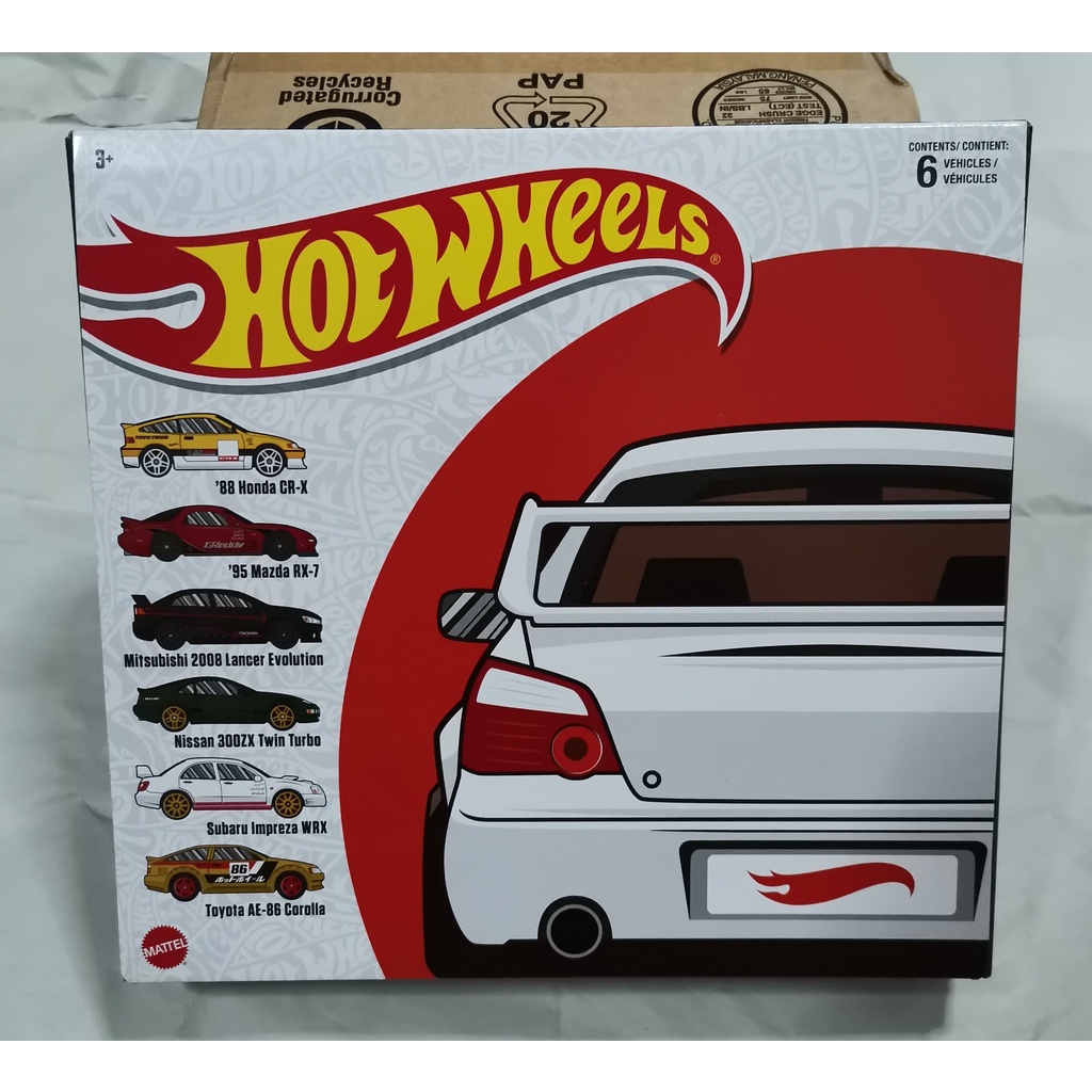 Hot Wheels JDM 6 Pack Shopee Malaysia