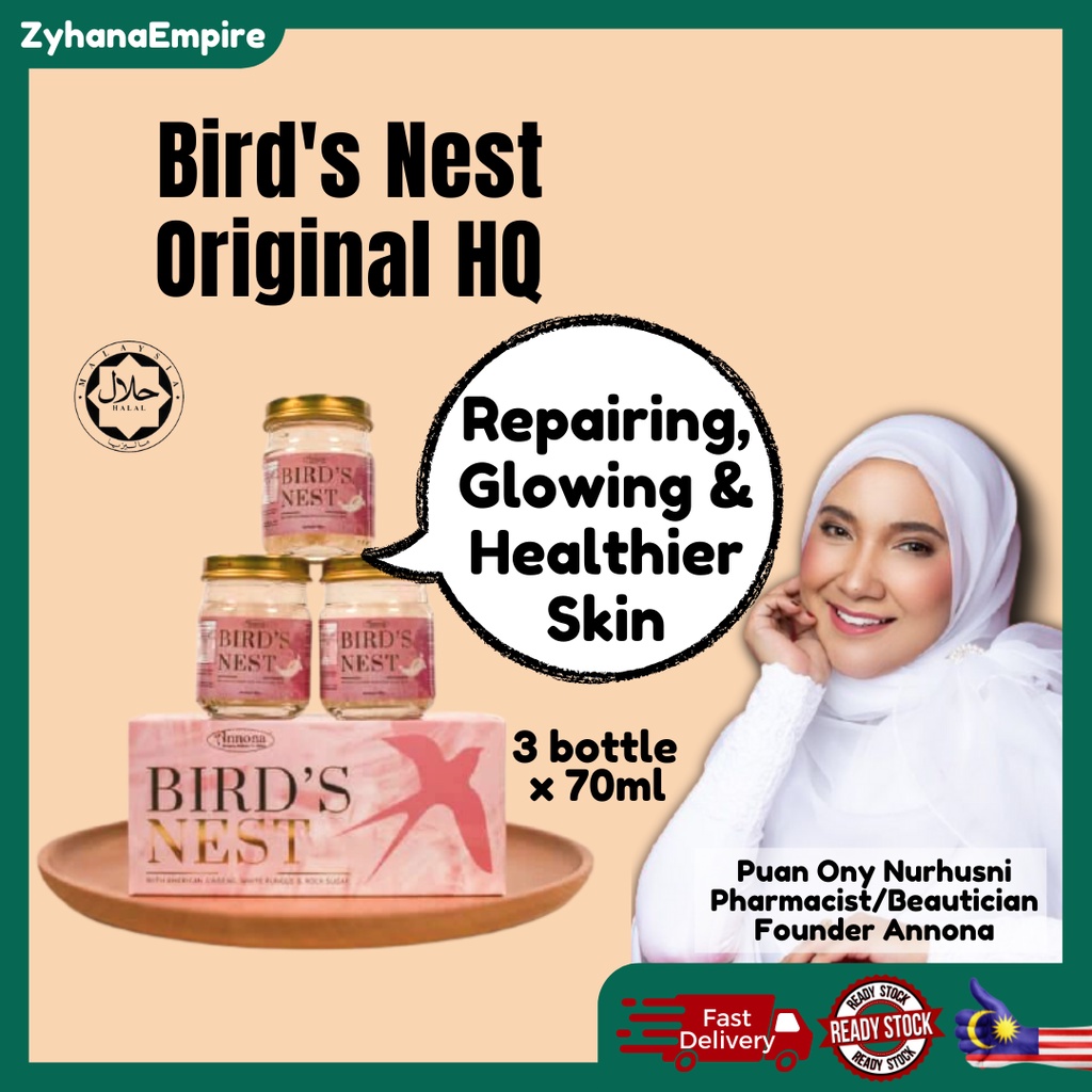 HALAL Bird Nest Anti Aging Acne Dull Skin Supplement Bird Nest Drink