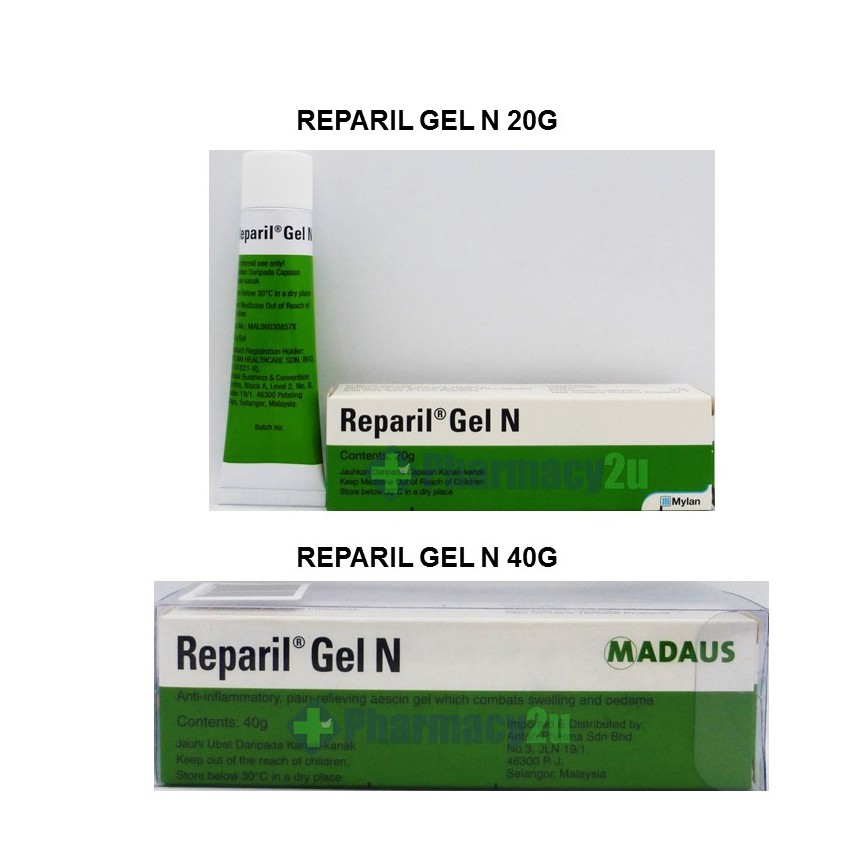 MADAUS REPARIL GEL N 20G 40G ANTI INFLAMMATORY PAIN RELIEVING FOR