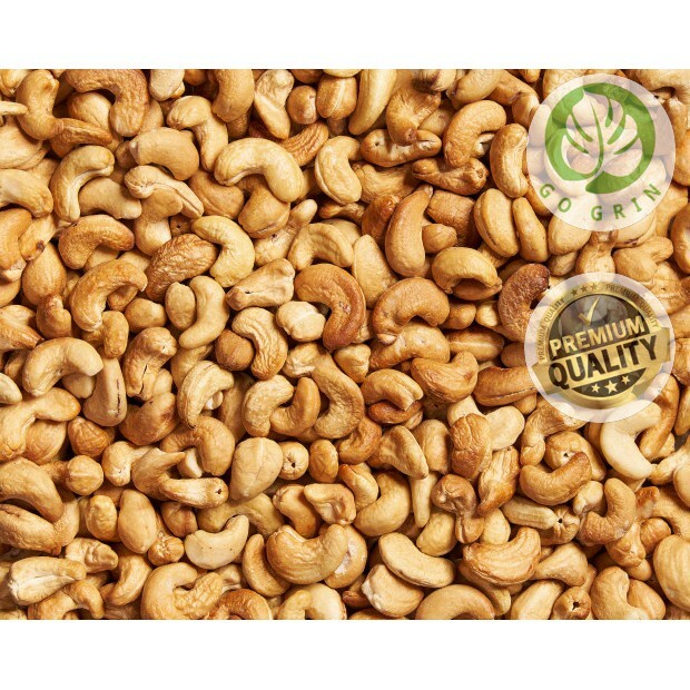 Go Grin Roasted Cashew Nut Premium Unsalted Kacang Gajus Panggang