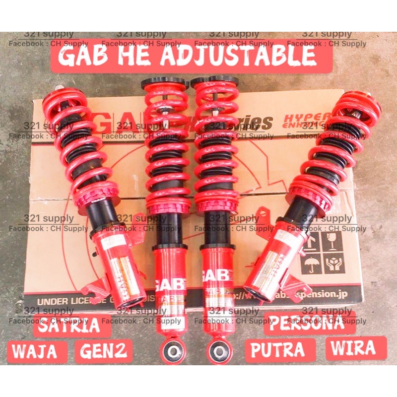 GAB ADJUSTABLE 1 6 Hi Low Body Shift 100 ORIGINAL Fit Wira Waja