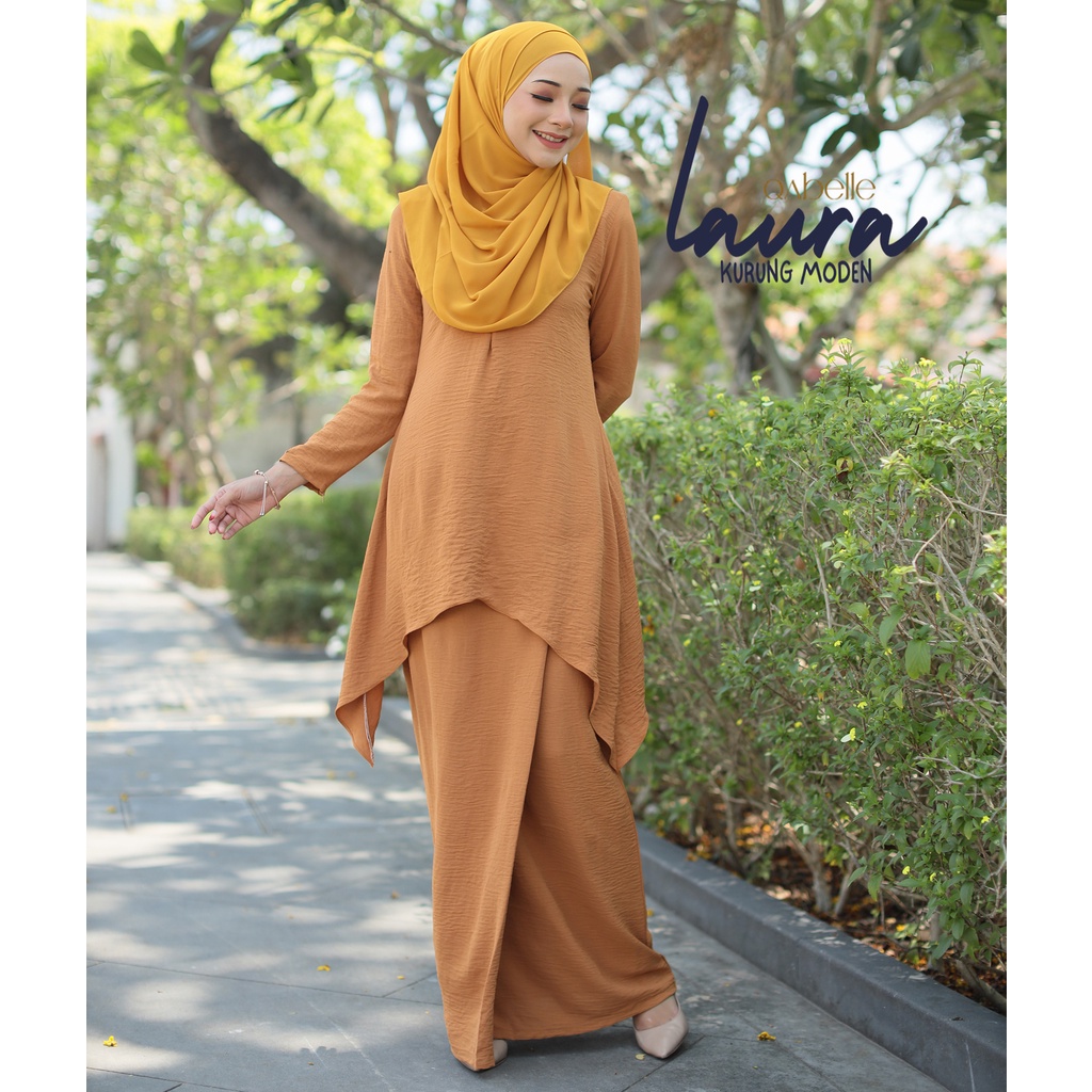 Laura Kurung Readystock By Qabelle Ironless Plussize Shopee Malaysia