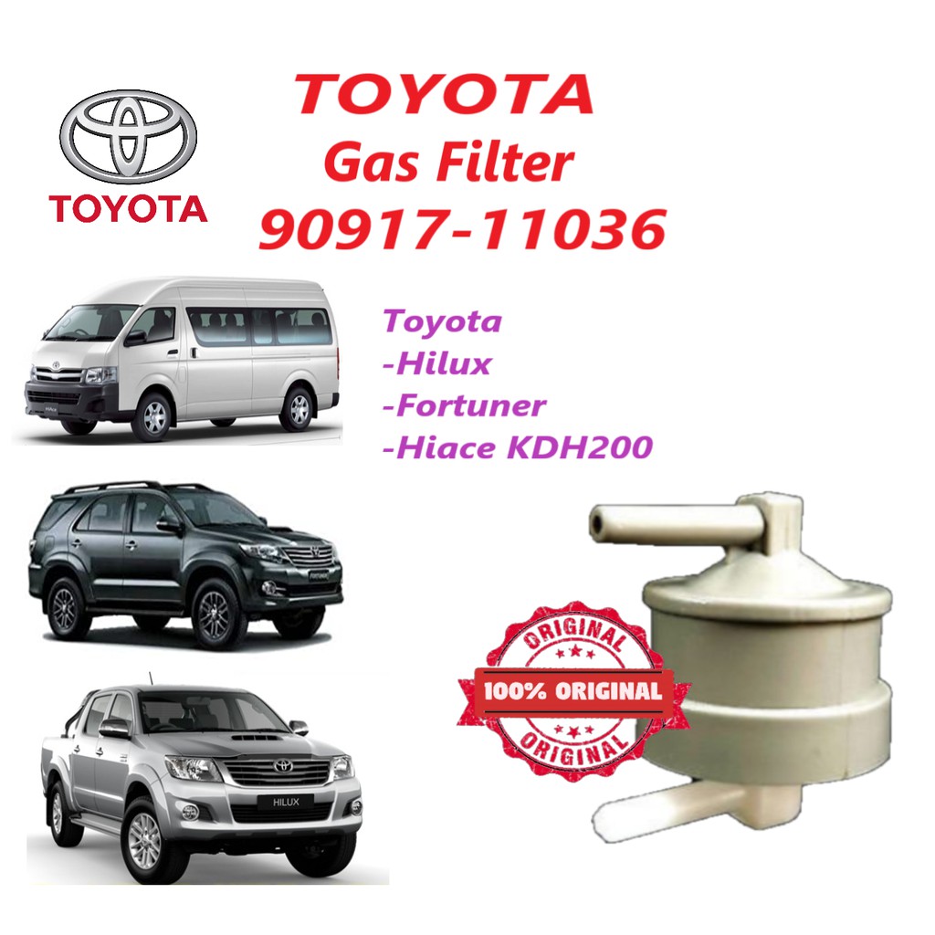 TOYOTA Genuine GAS FILTER NO 1 HILUX VIGO 2 5 KUN25 FORTUNER KUN50