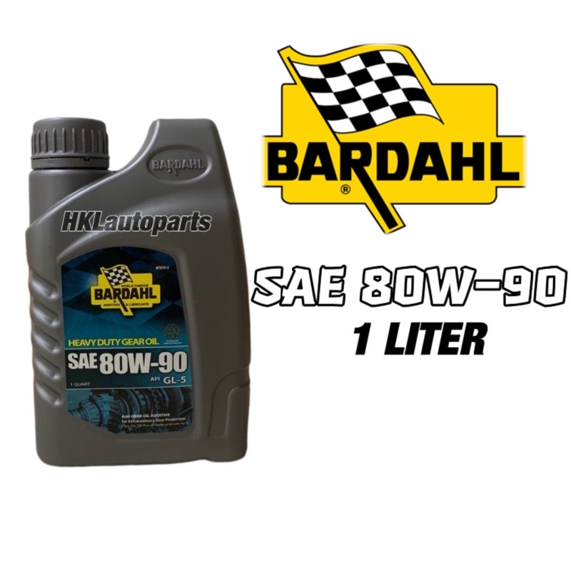 Original Bardahl Sae W Api Gl Heavy Duty Gear Oil Liter