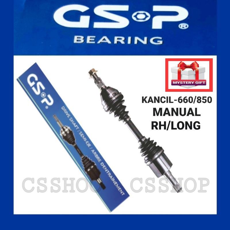 GSP PERODUA KANCIL 660 850 MANUAL DRIVE SHAFT RIGHT LONG NEW GSP