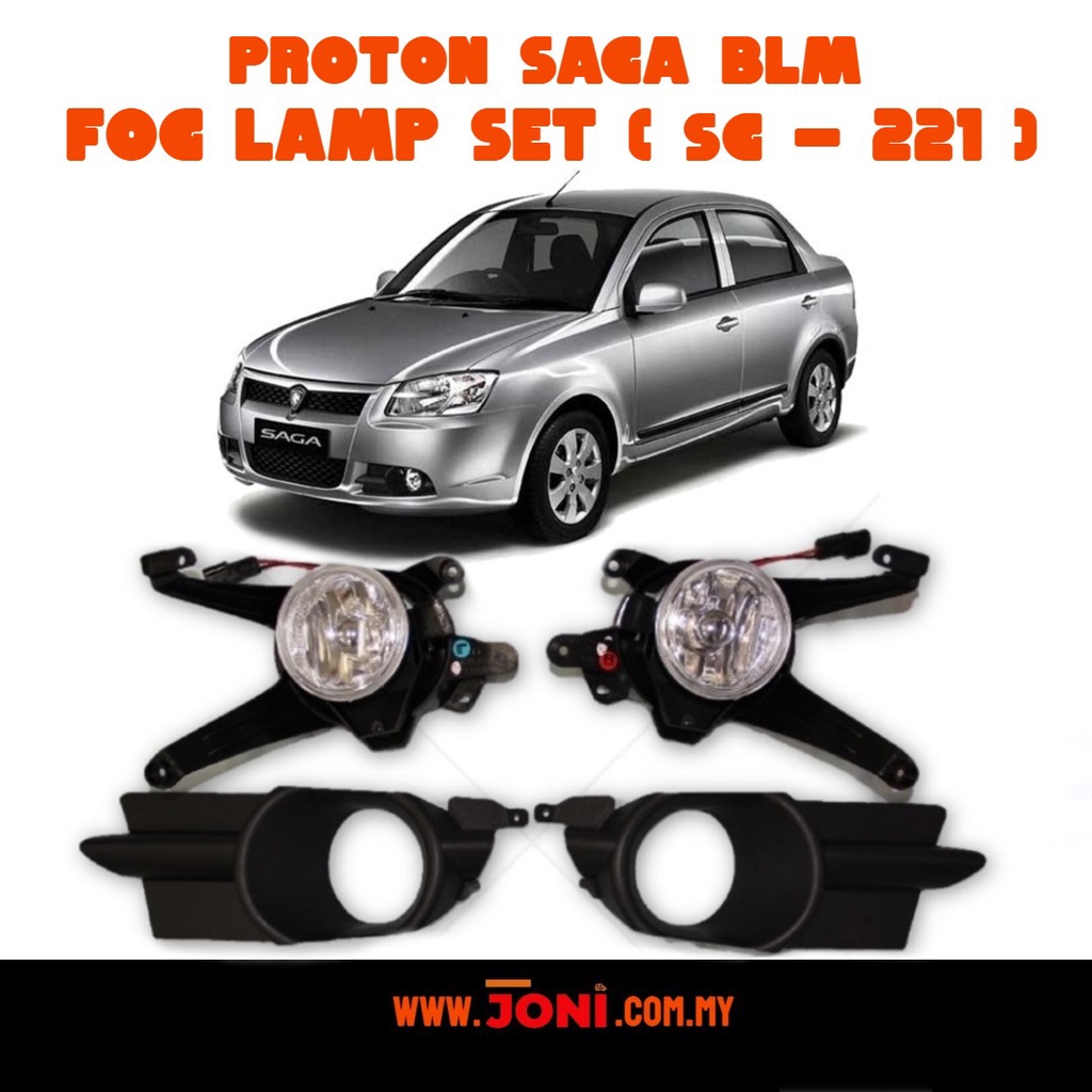 Dapat Kiri Kanan Set Sg Glass Fog Lamp Sport Light Proton Saga