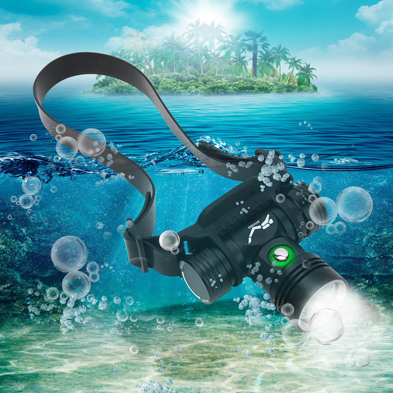 New Diving Headlamp Underwater M Cree Xml L Lm Diving Headlight