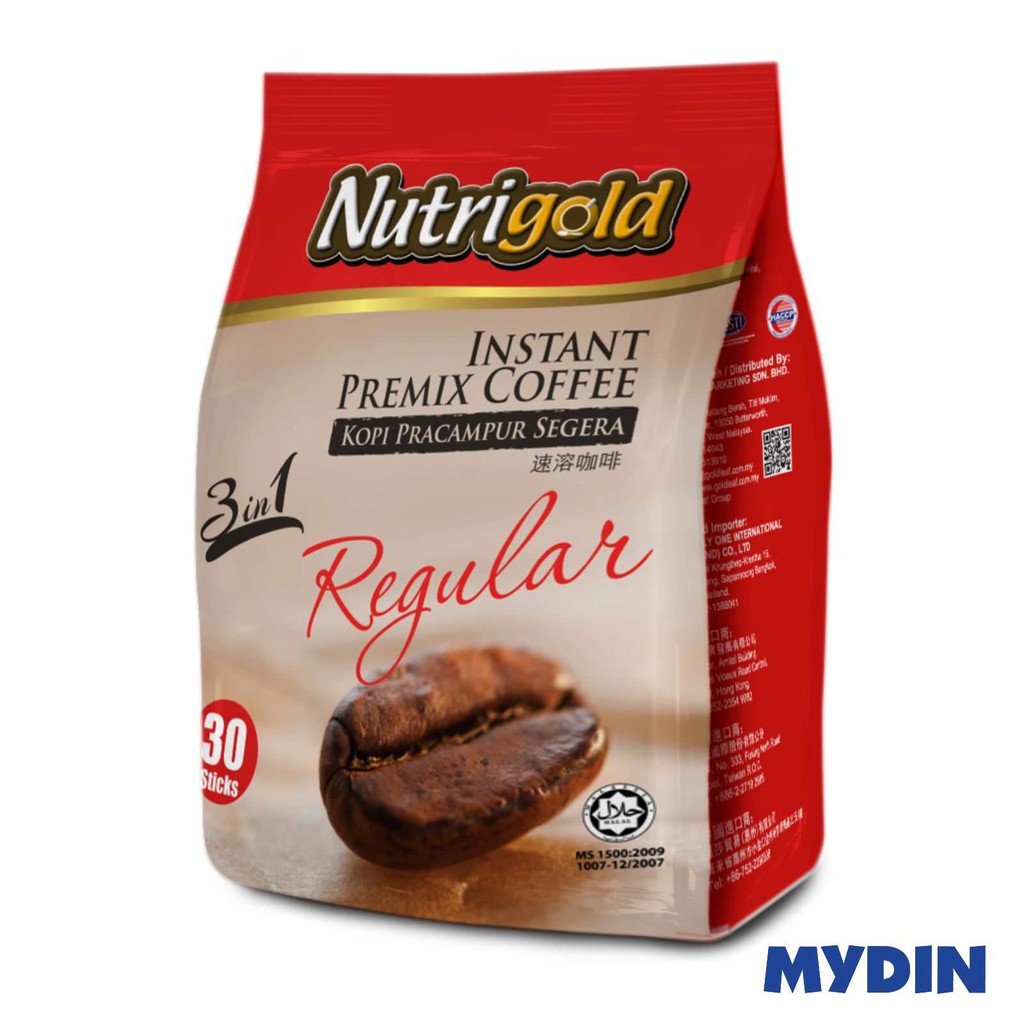 Nutrigold Instant Premix Coffee 20g X 25 S 30 S Shopee Malaysia