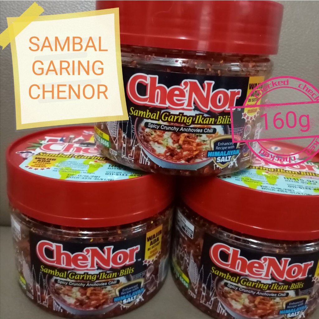 SAMBAL GARING IKAN BILIS CHENOR MENU TAMBAHAN Shopee Malaysia