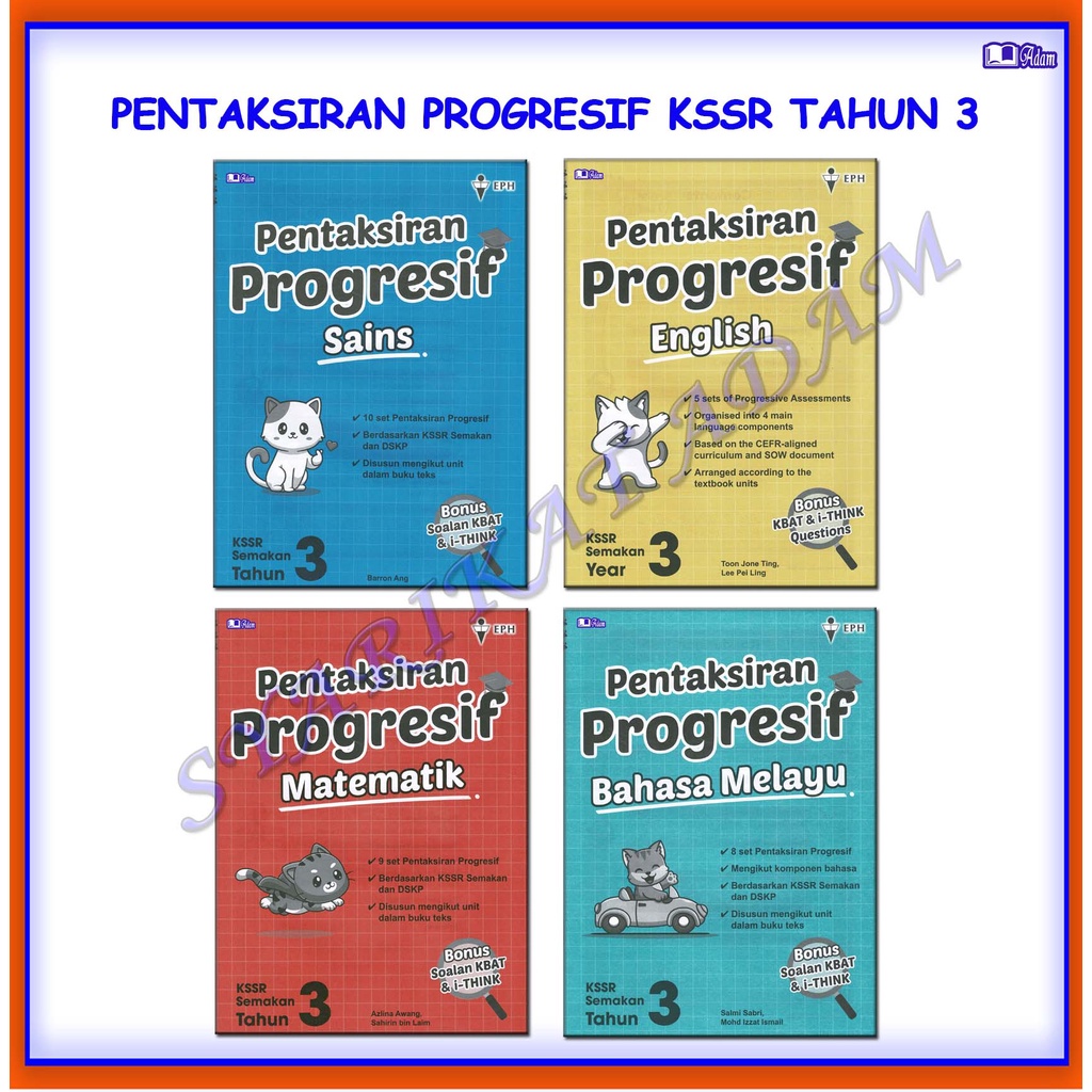 Adm Buku Latihan Pentaksiran Progresif Kssr Semakan Tahun Shopee