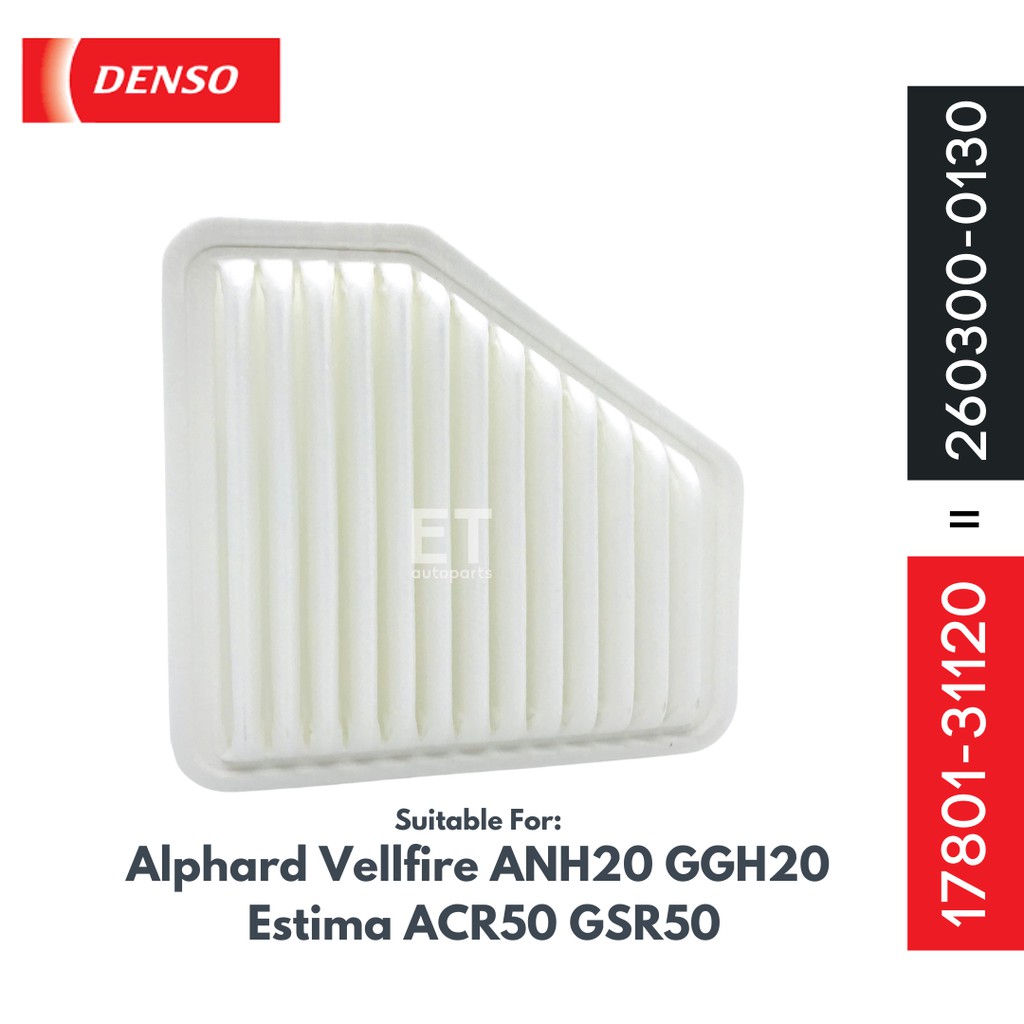 Denso Oem Standard Air Filter For Toyota