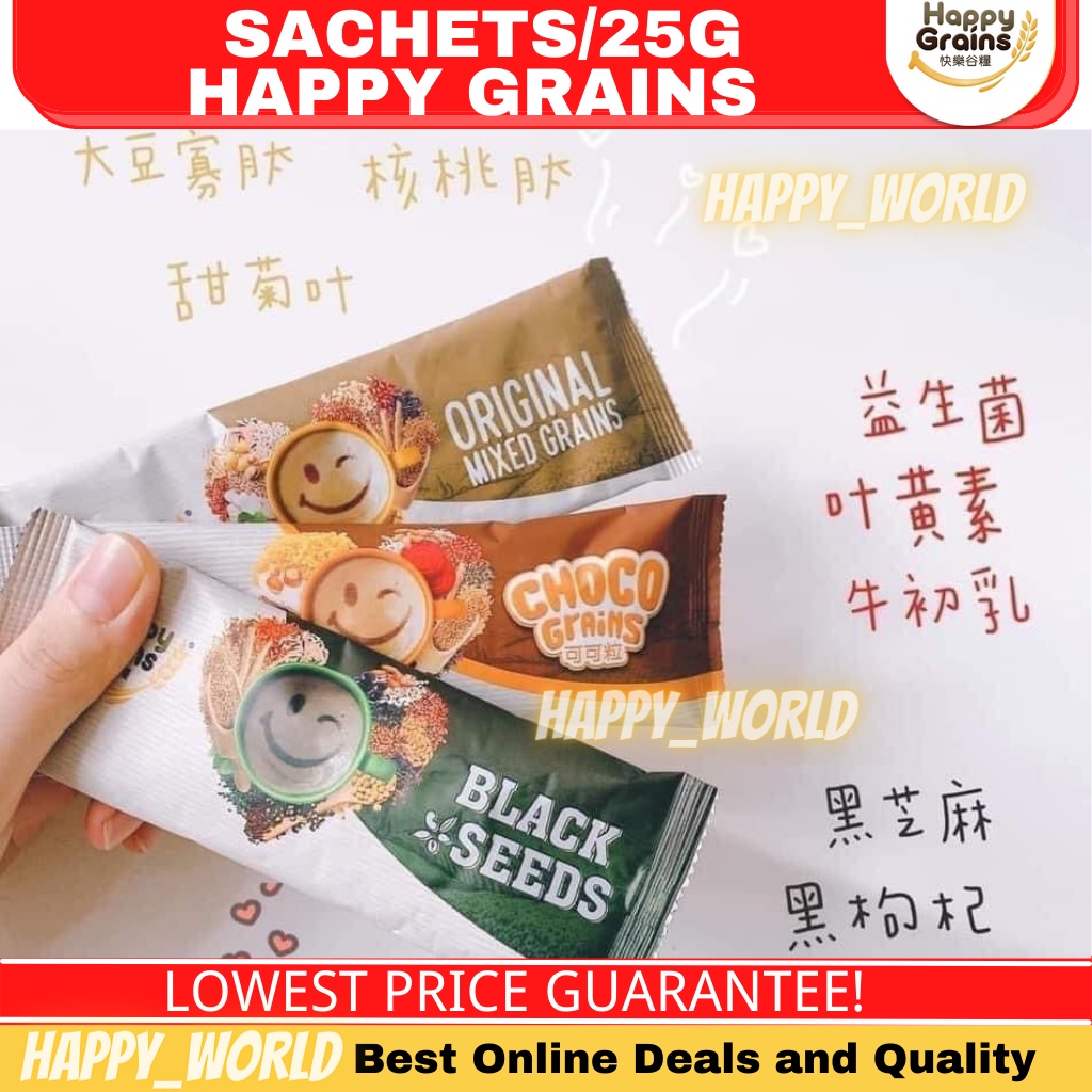 Happy Grains Sachets G Original Mix Grains Black Seeds Choco