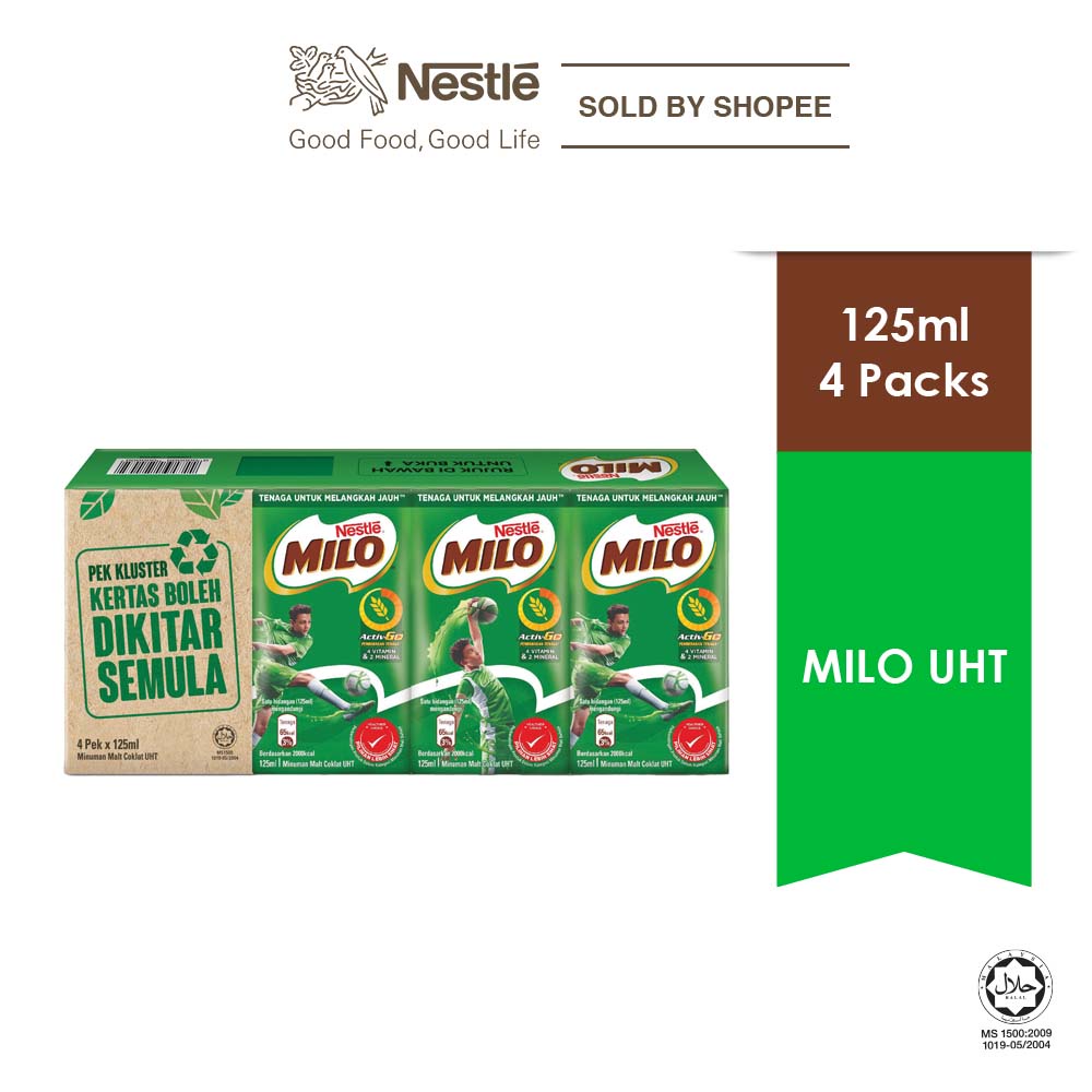 Nestle Milo Activ Go Uht Ml X Pcs Shopee Malaysia