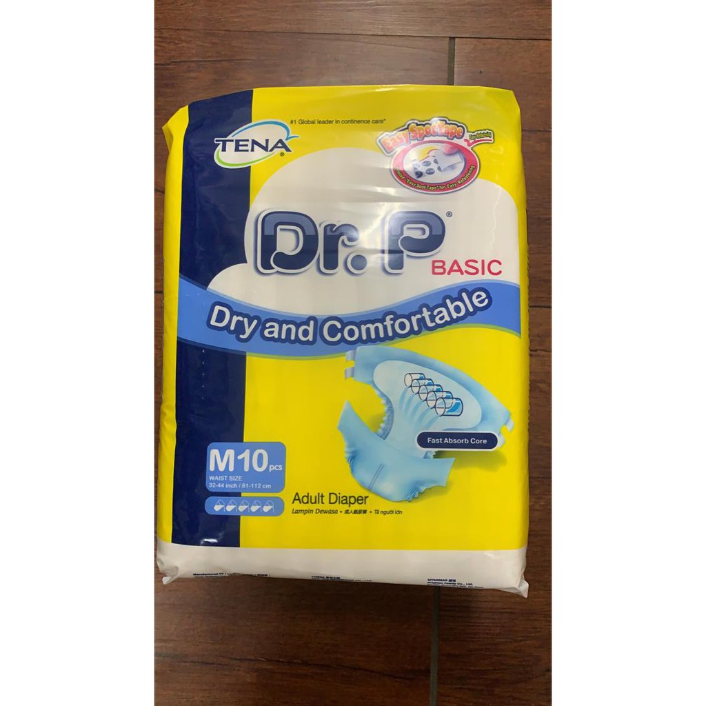 TENA DR P BASIC ADULT DIAPER M L XL Shopee Malaysia